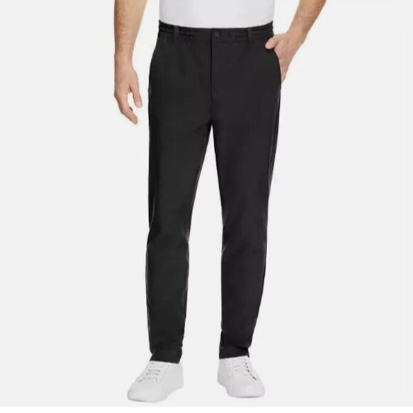 NEW Marc New York Mens 32x34 Commuter Pants Black Slim-Fit Four-Way Stretch - Picture 1 of 9